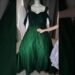 Order 510 Video 1 Metallic Ombre Green Tulle Wedding Dress With Matching Veil