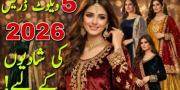 Top 5 Latest Velvet Wedding Dress Design Ideas for 2026 | Pakistani Bridal & Wedding Fashion/