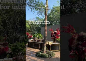 Intimate wedding venue indoor outdoor jakarta 😍 #weddingvenue #weddingvenuejakarta #weddingjakarta