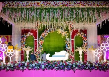 Recent stage decoration design ideas l Wedding stage decoration 2025 l indian wedding stage decoration
