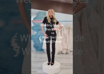 Wedding Dresses They'd Pick vs What the Bride Would Select