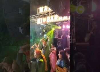 DJ on wheel CO2 gun 🔫 #barat  #wedding  #wedding