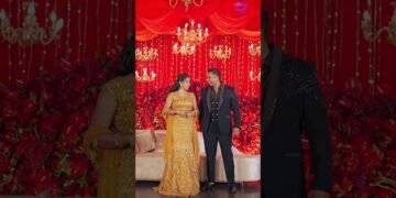 Red Roses & Crystal Chandeliers | Design, Execution by The Wedding Experience | India