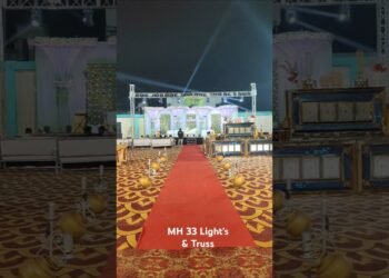 Truss setup for All Events @Mh33_lights  #sharpylight #wedding #weddingdj #dj #weddingplanner#love