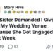 My Sister Demanded I Give Her My Wedding Venue Because She Got Engaged Last Week