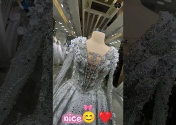 Luxury Crystal Wedding Dress✨ Design | Sparkling Bridal Gown 2026 Trends #dress #shorts #viral