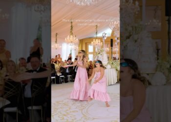 Wedding party entrance 💃 #weddingdance #weddingday #bridesmaidsdresses #dance #kidsdance #party