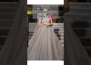 TOP 10 ENGAGEMENT GOWN IDEA'S #youtubeshorts #trending #wedding #ideas #engagement #dress #fashion