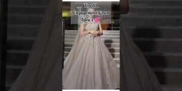 TOP 10 ENGAGEMENT GOWN IDEA'S #youtubeshorts #trending #wedding #ideas #engagement #dress #fashion