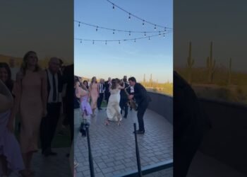 This sax player is killing it! #wedding #saxophone #dj