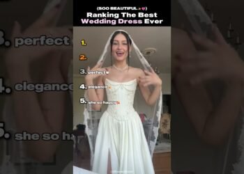 Rating The Best Wedding Dress Ever (Part 5) #dress #beautiful #wedding #shorts