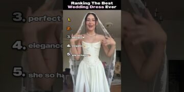 Rating The Best Wedding Dress Ever (Part 5) #dress #beautiful #wedding #shorts