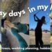 IM STRESSED | wedding planning, running, weight reduction, hobbies | days in my life vlog
