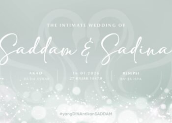 THE INTIMATE WEDDING OF SADDAM HUSEIN & SADINA AULIA ILMA