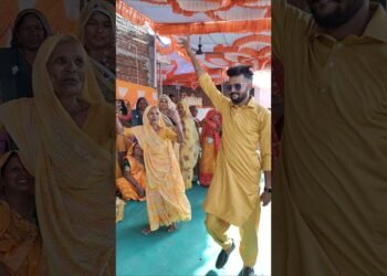 Parne Veer Maro 💛 Haldi Rasam Dance | Gujarati Wedding DJ Dance | Neel Shrimali #shorts