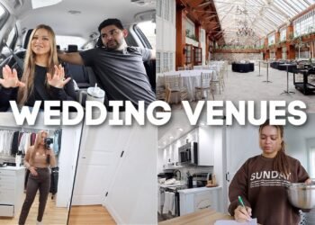 COME WEDDING VENUE SHOPPING WITH US! + weekend reset & staying productive!
