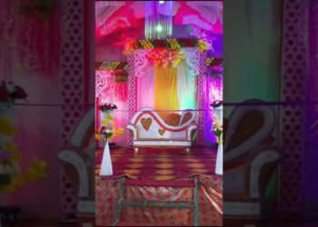 latest fancy design flower stage decoration||फूल वाला||#stagedecor #wedding #trending #vairal #love ||🌹