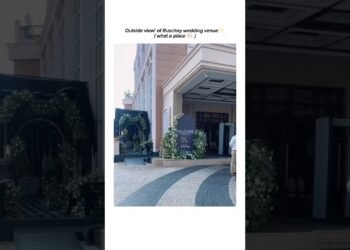 Outside view' of Ruschay wedding venue✨ #triggeredinsaan #nischaymalhan #marriage #nonu #lassangang