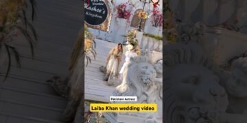 Pakistani actress laiba Khan wedding white 🤍 frock dress so awesome | Laiba Khan wedding 💒