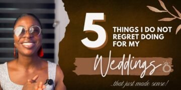 5 Things I don't REGRET doing when planning for my wedding(s)