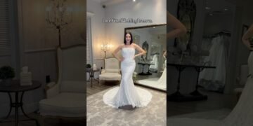 Lace Fitted vs. Lace Ball Gown Wedding Dress 👰‍♀️🤍✨