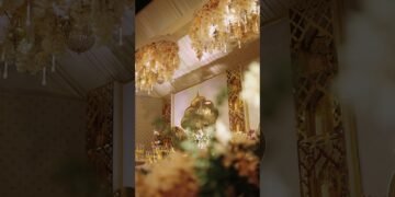 Dreamy Royal Wedding Decor ✨ | La Decor Events Premium Stage Design #wedding