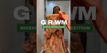 Prepare with me to attend a Nigerian #weddingparty #owambe #shorts #shortsfeed #wedding #nuptials