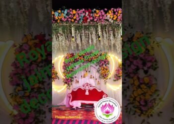 Royal Easy Jaimala Flower Decoration Design | Elegant Wedding Stage Look