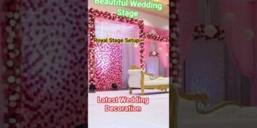 इतना सुंदर Wedding Stage आपने पहले नहीं देखा होगा 😍 | Royal Decoration mahakal flower and decoration