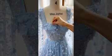 Making a corset long sleeves 3D floral midi dress #dress #gown #sewing #wedding #fashion #prom