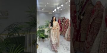 BEAUTIFUL LONG KAMEEZ DESIGN BY 7AATRANG BRIDAL 🤩❤️ #7aatrang #dress #wedding