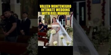 VALEEN MONTENEGRO INTIMATE WEDDING WITH RIEL MANUEL #valeenmontenegro  #rielmanuel #wedding