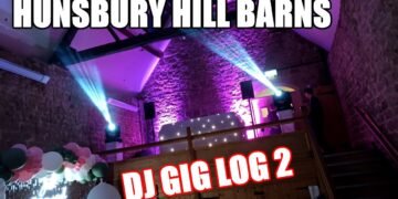 DJ GIG LOG: WEDDING DJ SETUP AT THE HUNSBURY HILL BARNS