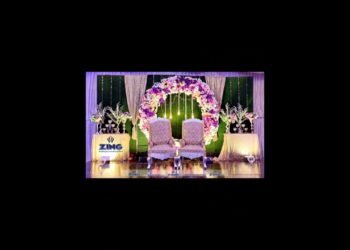 Nikkah Wedding Stage Design & Decor by Zing Wedding Decor Team Faisalabad, #Catering #Flowers