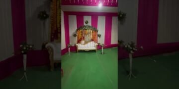wedding stage design #shorts #wedding #biya
