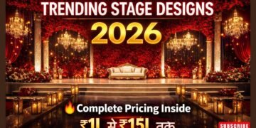 🎊 Wedding Stage Design 2026 | 6 Trending Designs With Price | Complete Guide Hindi
