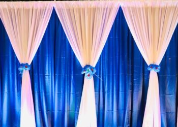 DIY: DOUBLE LAYER BACKDROP TUTORIAL| WEDDING BACKDROP DESIGN | STAGE BACKDROP DECORATIONS