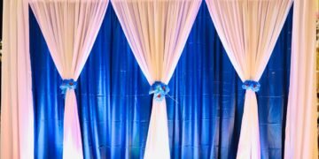DIY: DOUBLE LAYER BACKDROP TUTORIAL| WEDDING BACKDROP DESIGN | STAGE BACKDROP DECORATIONS