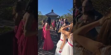 Our favourite technique to start…a marriage party walk through!#sandycreekfarms #wedding #weddingparty