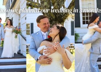 how we planned our WEDDING in 3 months!!! | quick engagement, under $15k