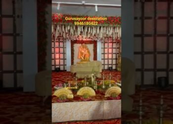 #traditional #stage #decoration #design #decor #guruvayoor #wedding #hindu #kerala #destination