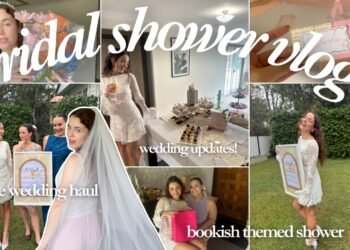 wedding planning diaries 💌 my bookish themed surprise bridal shower