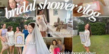 wedding planning diaries 💌 my bookish themed surprise bridal shower