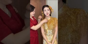 💞Elegant💫 Chinese Bride🥰 Entry 👰✨ | Royal Beauty Moment 💫Princess Look in Traditional😜  Dress 💞