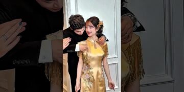 Stunning Chinese Wedding Dress 😍 Recent Style Qipao Took Everyone by Surprise! #wedding #shorts
