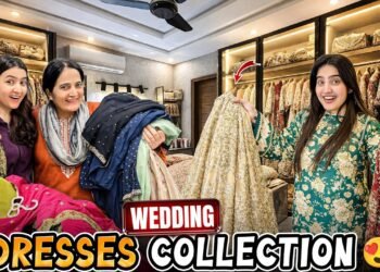 MY LUXURY WEDDING DRESSES COLLECTION 👗😍 | Areeb Ny Apny Dost Ko Bht Roast Kea😂|Hira Sy Safai Kerwai🤣
