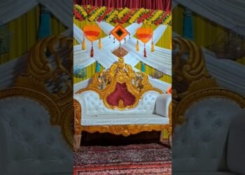 Shiva Stage Decoration ✨. #youtubeshorts #ytshorts #wedding #stagedecor #stage #design #viralvideo