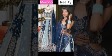 Meesho wedding season Lehenga with Reality#meesho#lehnga#womensclothing#dress#meeshohaul