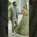 lite green color couples lovely wedding dress#outfitideas#shortfeed#viral#song#couple#green#video