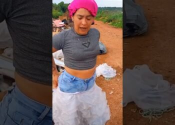 Found a WEDDING DRESS within the Trash!